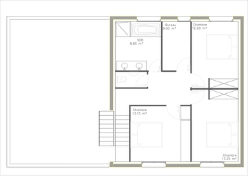 Etat des lieux initial / Etage