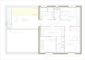 Nouvel agencement de l'Etage