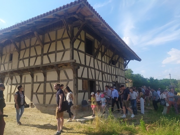 Visite du Musée de la ferme de la Forêt à Courtes