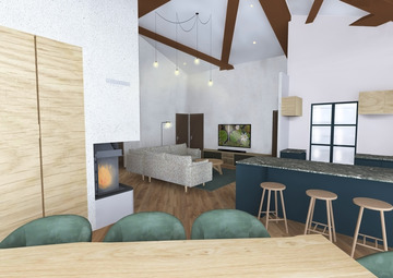 Conception d'une maison biomimétique de 125 m² à Saint-Nizier-le-Désert | Agence CLAL