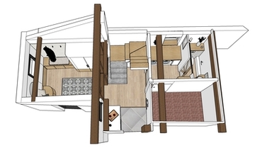 Rénovation d’une ferme bressane à Bâgé-Dommartin